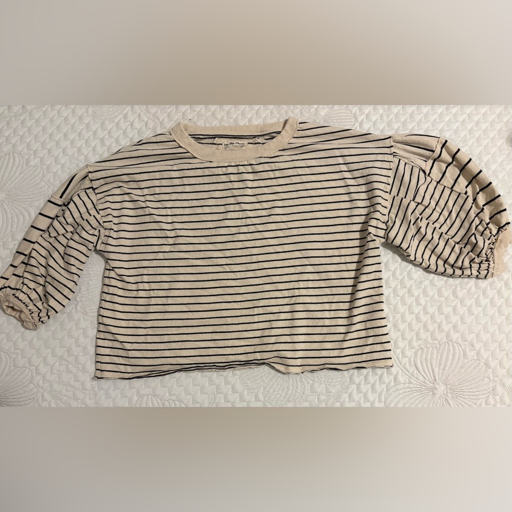 Free People We The Free Striped Top Size M